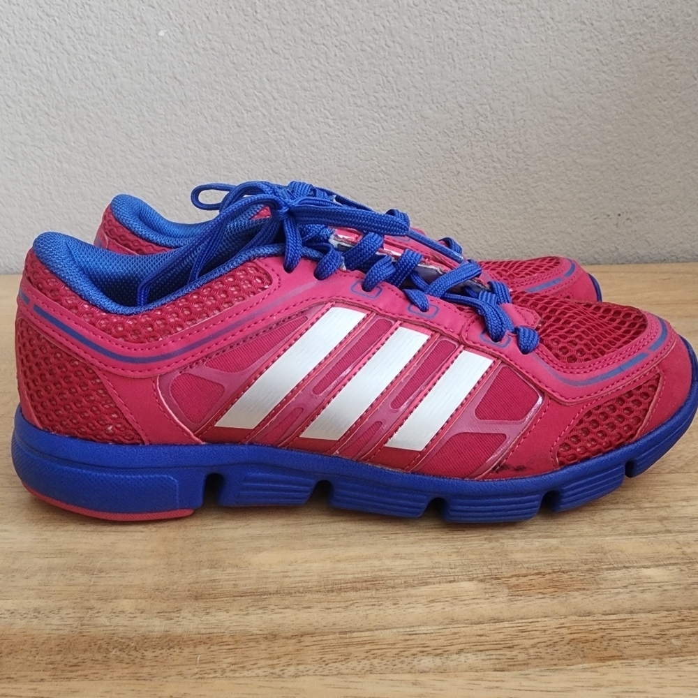 Adidas Womens Jett Breeze Running Shoes Sneakers Mesh Low Top Pink Blue Size 6